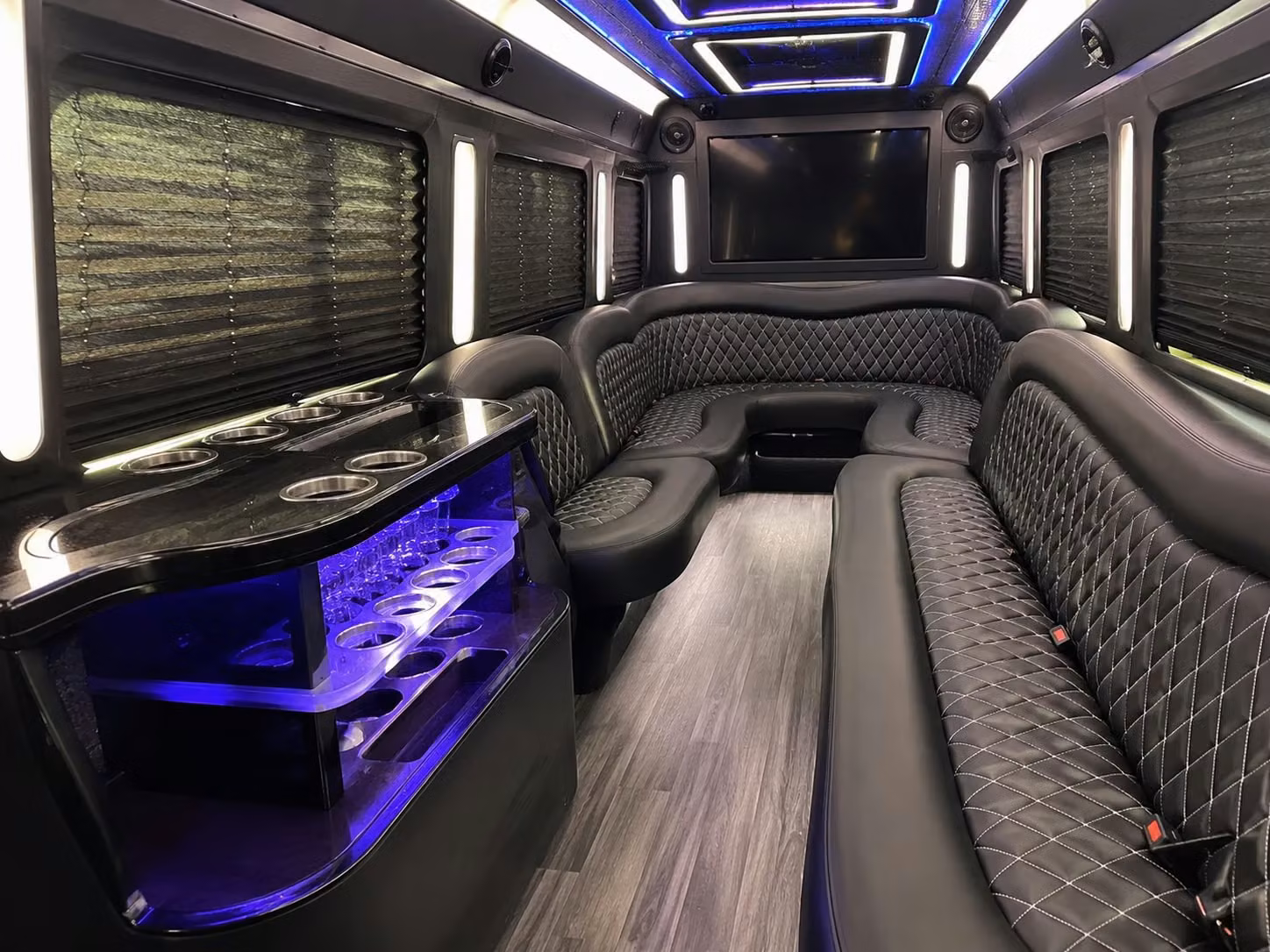 party bus rentals for south fulton concert groups who want the full experience