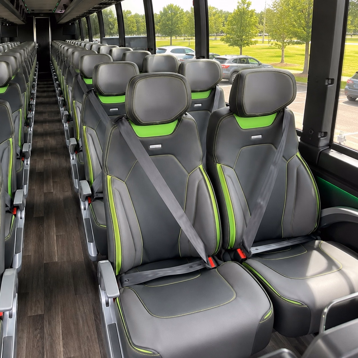 south fulton charter bus interior