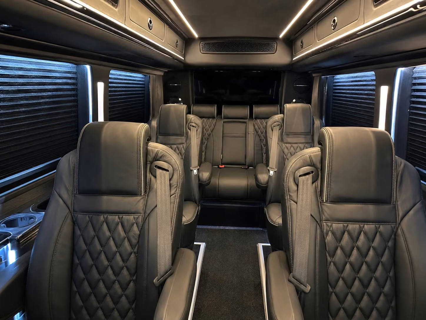 sprinter van with driver inside